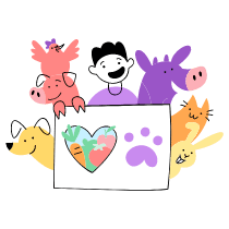 VEGAN Illustration from Barcelona Set