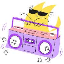 Boombox 1 Illustration from Free illustrations Set