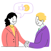 BUSINESS DEAL 1 Illustration from Barcelona Set