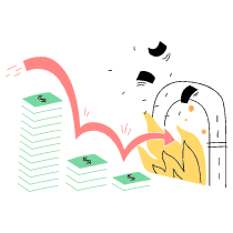 Business Graph 2 Illustration from Barcelona Set