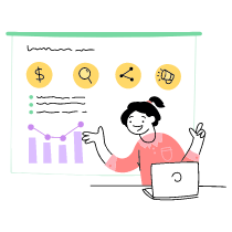 BUSINESS PRESENTATION Illustration from Barcelona Set