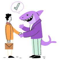 BUSINESS SHARK 2 Illustration from Barcelona Set