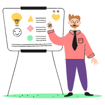 Businessman Keynote Illustration from Free illustrations Set