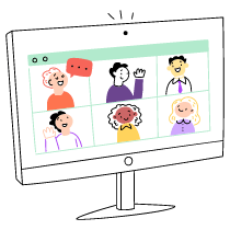 FACETIME MEETING 2 Illustration from Barcelona Set