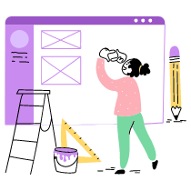 DESIGN Website 1 Illustration from Barcelona Set
