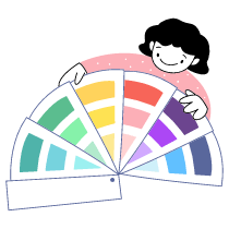 Designer Color Palette 1 Illustration from Barcelona Set
