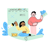 Designing A Website 1 Illustration from Barcelona Set