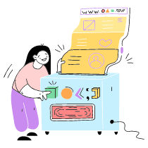 Coding A Website 1 Illustration from Barcelona Set
