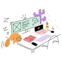 DEVELOPER DESK 2 Illustration from Barcelona Set
