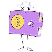 CRYTOCURRENCY WALLET 1 Illustration from Barcelona Set
