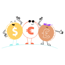 Currencies 2 Illustration from Barcelona Set