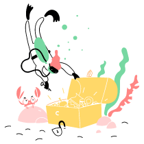 Treasure Chest 1 Illustration from Barcelona Set