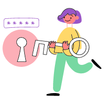 Enter Password 1 Illustration from Barcelona Set