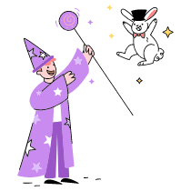 Magician 2 Illustration from Barcelona Set