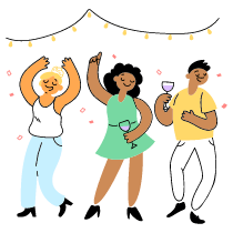 Party 1 Illustration from Barcelona Set