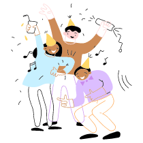 Party 3 Illustration from Barcelona Set