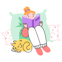 READ BOOK 1 Illustration from Barcelona Set