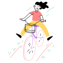 RIDE BYCICLE 2 Illustration from Barcelona Set