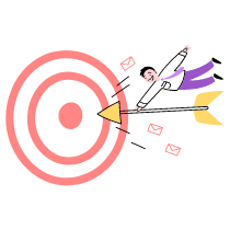MARKETING TARGET 2 Illustration from Barcelona Set