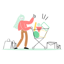Add To Cart 1 Illustration from Barcelona Set