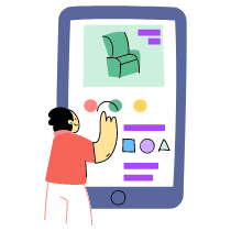 Customize Product Illustration from Barcelona Set