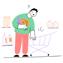 EMPTY CART 1 Illustration from Barcelona Set