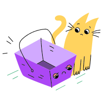 Empty Cart Illustration from Barcelona Set