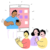 Tech Presentation Illustration from Barcelona Set