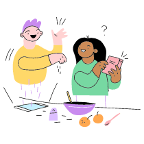 Virtual Assitant Illustration from Barcelona Set
