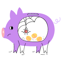 Being Broke 1 Illustration from Barcelona Set