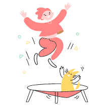 Having Fun 1 Illustration from Barcelona Set
