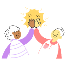 High Five 1 Illustration from Barcelona Set