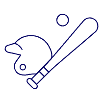 Baseball Illustration from UX Line Set