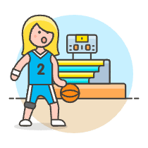 Sports Basketball 10 Illustration from UX Colors Set