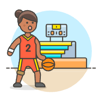 Sports Basketball 11 Illustration from UX Colors Set