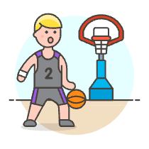Sports Basketball 19 Illustration from UX Colors Set