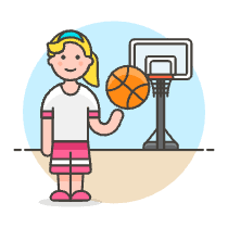 Sports Basketball 2 Illustration from UX Colors Set