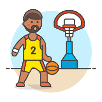 Sports Basketball 20 Illustration from UX Colors Set