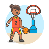Sports Basketball 23 Illustration from UX Colors Set