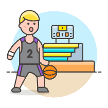 Sports Basketball 7 Illustration from UX Colors Set