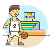 Sports Basketball 9 Illustration from UX Colors Set