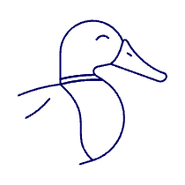Duck Illustration from UX Line Set