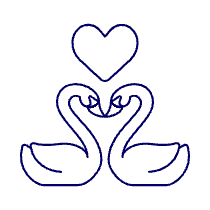 Love Swan Illustration from UX Line Set
