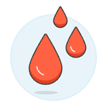 Blood Drop 4 Illustration from UX Colors Set
