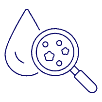 Blood Drop Analysis Illustration from UX Line Set