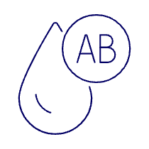 Blood Type Ab Illustration from UX Line Set