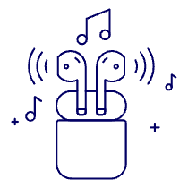 Airpod Bluetooth 4 Illustration from UX Line Set
