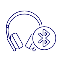 Headphones Bluetooth 2 Illustration from UX Line Set