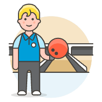 Sports Bowling 4 Illustration from UX Colors Set
