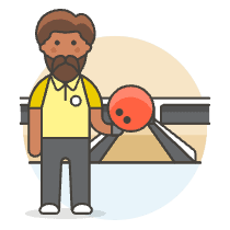 Sports Bowling 5 Illustration from UX Colors Set